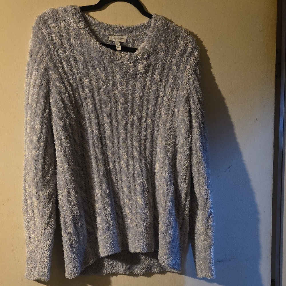 Jessica Simpson Textured Gray Sweater